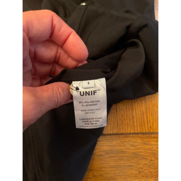 UNIF BUTTON DOWN DRESS SMALL - Picture 4 of 4